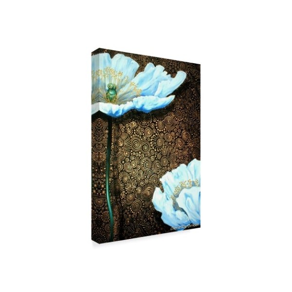 Cherie Roe Dirksen 'White Poppies 3' Canvas Art,22x32